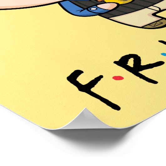 FRIENDS™ | Chandler Chibi Poster (Ecke)