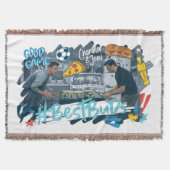 FRIENDS™ | Chandler & Joey - Best Buds Decke (Vorderseite)