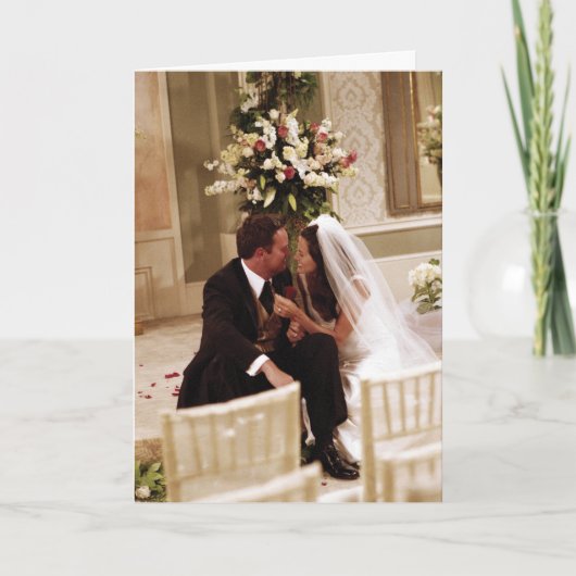 FRIENDS™ | Chandler & Monica Verheiratet Karte (Vorderseite)