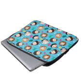 FRIENDS™ | Character Chibi-Muster Laptopschutzhülle (Vorne Knopf)