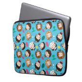 FRIENDS™ | Character Chibi-Muster Laptopschutzhülle (Vorderseite Links)