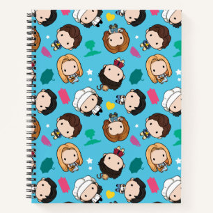 FRIENDS™   Character Chibi-Muster Notizblock