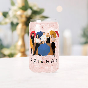 FRIENDS™ Charakter-Silhouette Dosenglas