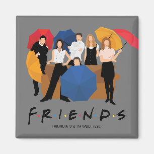 FRIENDS™ Charakter-Silhouette Magnet