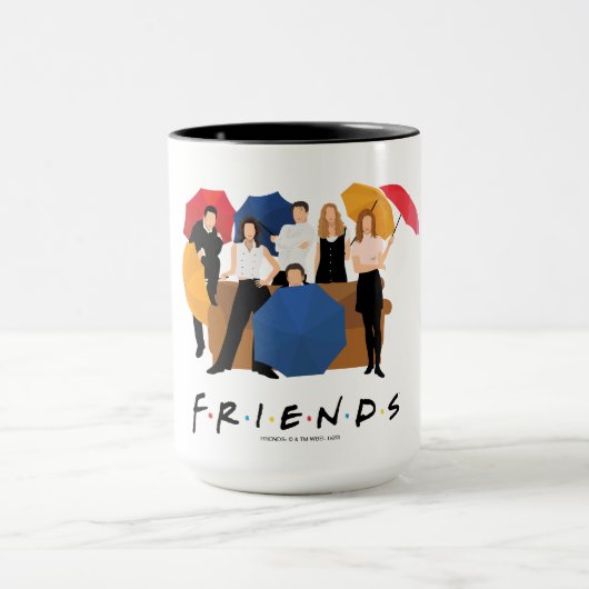 FRIENDS™ Charakter-Silhouette Tasse (Zentrum)