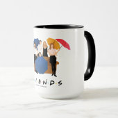 FRIENDS™ Charakter-Silhouette Tasse (VorderseiteRechts)