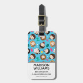 FRIENDS™ | Chibi-Muster Gepäckanhänger (Vorderseite vertikal)