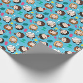 FRIENDS™ | Chibi-Muster Geschenkpapier (Ecke)