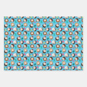 FRIENDS™ | Chibi-Muster Geschenkpapier Set (Vorderseite)