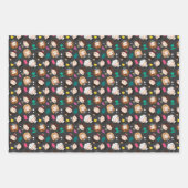 FRIENDS™ | Chibi-Muster Geschenkpapier Set (Vorderseite 2)