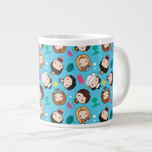 FRIENDS™ | Chibi-Muster Jumbo-Tasse (Vorderseite Rechts)