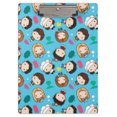 FRIENDS™ | Chibi-Muster Klemmbrett (Vorderseite)