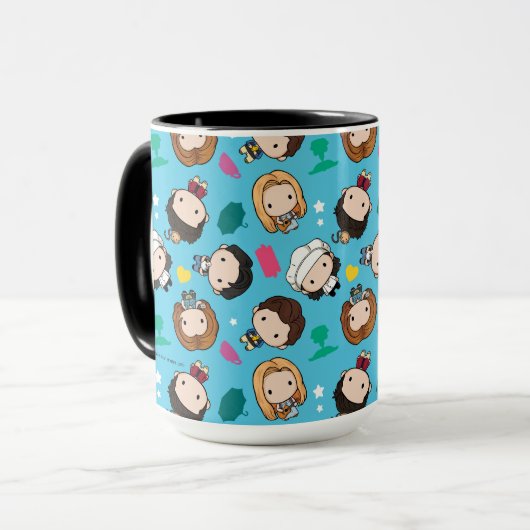FRIENDS™ | Chibi-Muster Tasse (Vorderseite Links)