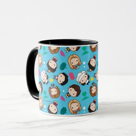 FRIENDS™ | Chibi-Muster Tasse (Vorderseite Links)