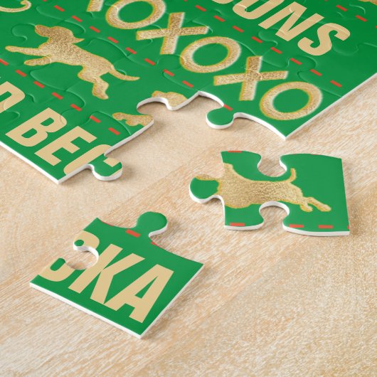 Friends Christmas Furry Puzzle (Seite)