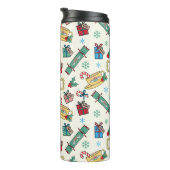 FRIENDS™ | Christmas Icon Muster Thermosbecher (Nach rechts gedreht)