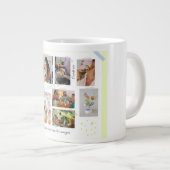 Friends Collage Mug | Personalized Memory Mug Jumbo-Tasse (Vorderseite Rechts)