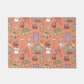 FRIENDS™ Colorful Icons Pattern Fußmatte (Vorderseite)