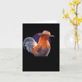 Friends Come And Go Scrappy Stays Funny Chicken Me Karte (Gelbe Blume)