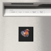 Friends Come And Go Scrappy Stays Funny Chicken Me Magnet (In Situ (Geschirrspüler))