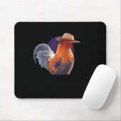 Friends Come And Go Scrappy Stays Funny Chicken Me Mousepad (Mit Mouse)