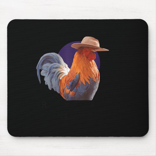 Friends Come And Go Scrappy Stays Funny Chicken Me Mousepad (Vorne)