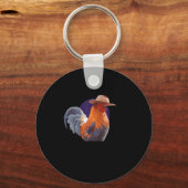 Friends Come And Go Scrappy Stays Funny Chicken Me Schlüsselanhänger (Vorderseite)