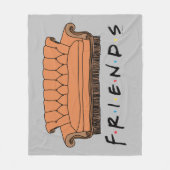 FRIENDS™ Couch Fleecedecke (Vorderseite)