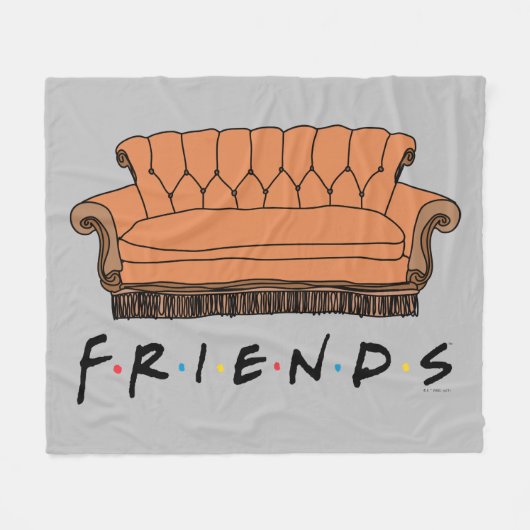 FRIENDS™ Couch Fleecedecke (Vorderseite (Horizontal))