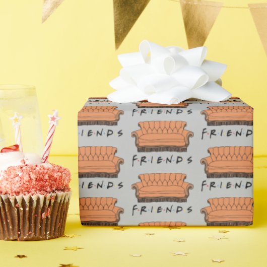 FRIENDS™ Couch Geschenkpapier (Geburtstagsparty)