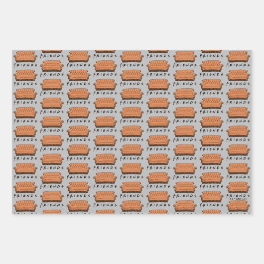 FRIENDS™ Couch Geschenkpapier Set (Vorderseite 3)