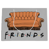 FRIENDS™ Couch Große Geschenktüte (Vorderseite)