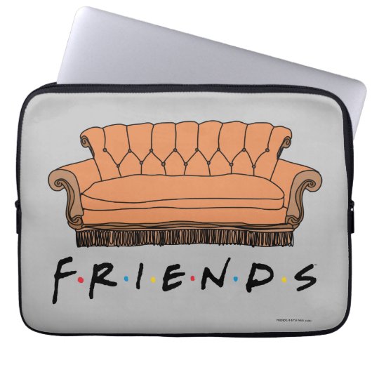 FRIENDS™ Couch Laptopschutzhülle (Vorderseite)