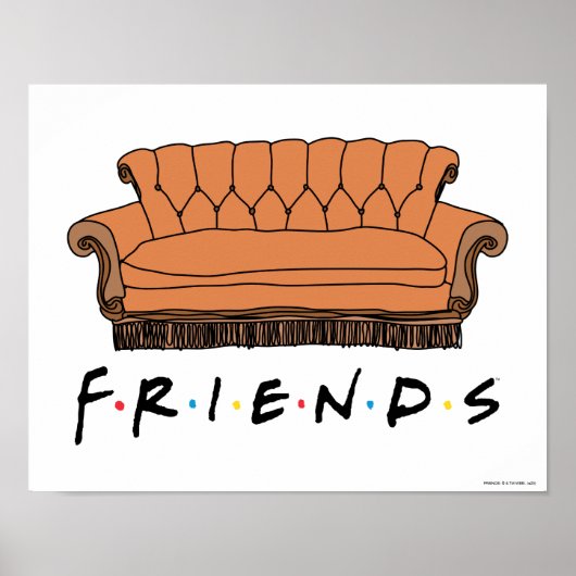 FRIENDS™ Couch Poster (Vorne)