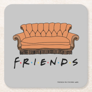 FRIENDS™ Couch Rechteckiger Pappuntersetzer
