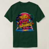 Friends Cruise 2024 Matching Flamingo Cruise Squad T-Shirt (Design vorne)