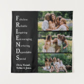 FRIENDS Custom Foto Tapestry Wandteppich (Vorderseite)