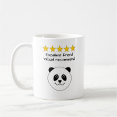 Friends Custom Text Panda Gesicht Kaffeetasse (Links)