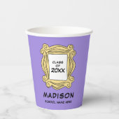 FRIENDS™ das mit dem Abschluss Pappbecher (Vorderseite)