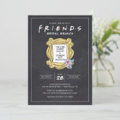 FRIENDS™ das mit der Chalkboard Brunch-Dusche Einladung (Stehend Vorderseite)