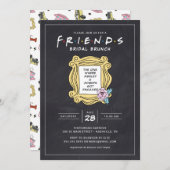 FRIENDS™ das mit der Chalkboard Brunch-Dusche Einladung (Vorne/Hinten)