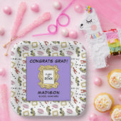 FRIENDS™ | Der mit dem Abschluss Pappteller (Party)