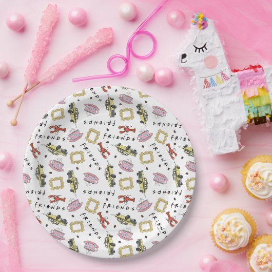 FRIENDS™ | Der mit dem Geburtstag Pappteller (Party)
