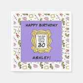 FRIENDS™ | Der mit dem Geburtstag Serviette (Vorderseite)