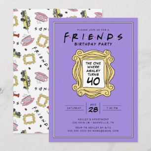 FRIENDS™ Die Folge zum 40. Geburtstag Einladung