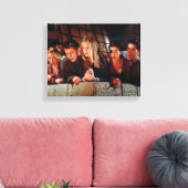 FRIENDS™ | Die Gang auf dem Balkon Leinwanddruck (Insitu (Wohnzimmer))