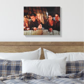 FRIENDS™ | Die Gang auf dem Balkon Leinwanddruck (Insitu (Schlafzimmer))