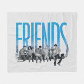 FRIENDS™ | Die Gang Fleecedecke (Vorderseite (Horizontal))