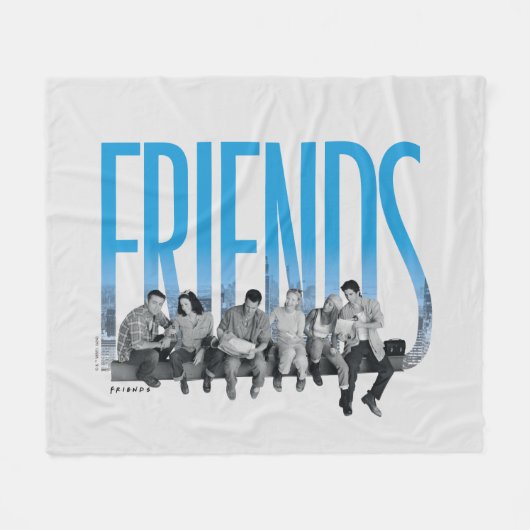 FRIENDS™ | Die Gang Fleecedecke (Vorderseite (Horizontal))