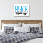 FRIENDS™ | Die Gang Leinwanddruck (Insitu (Schlafzimmer))